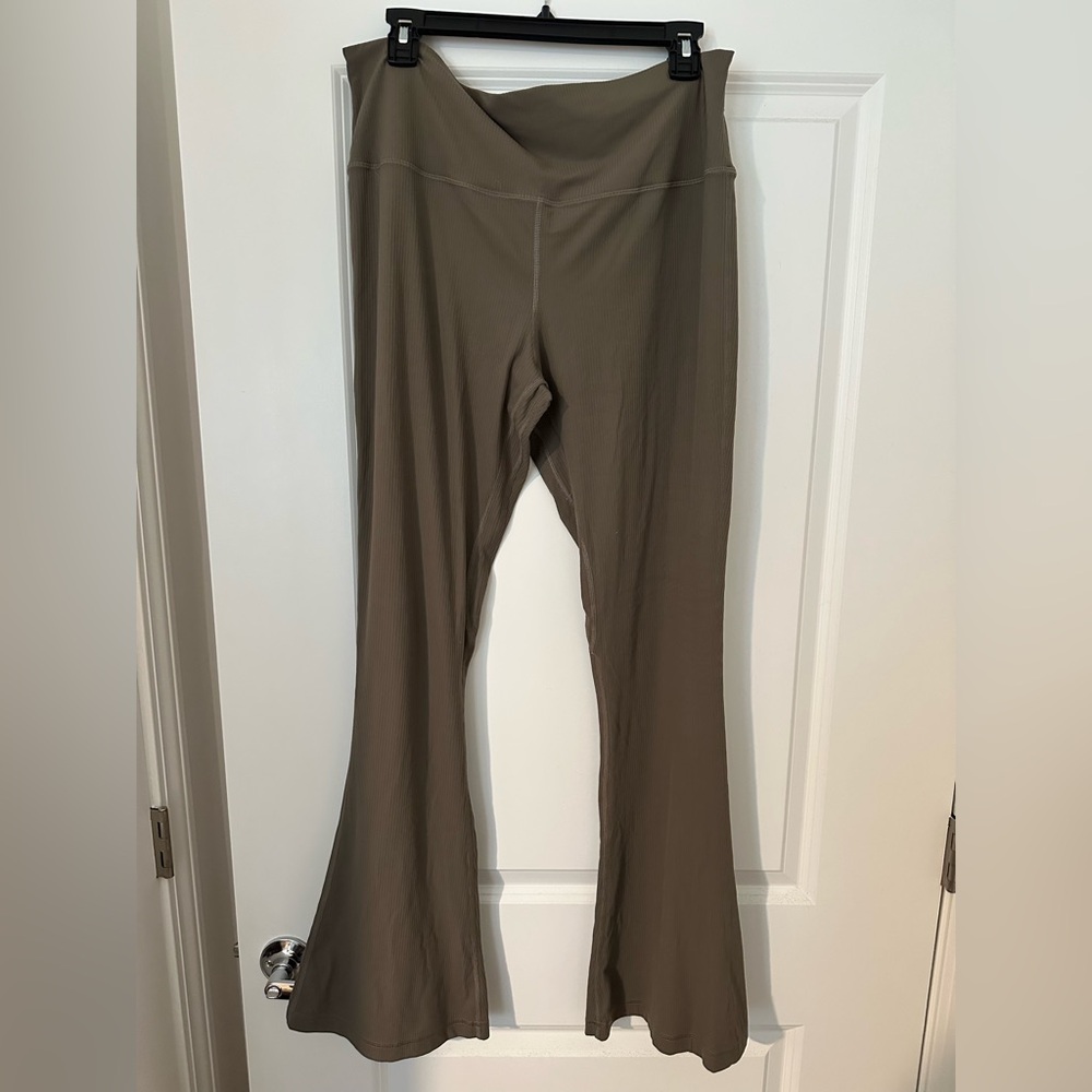 Lululemon align ribbed flare pants